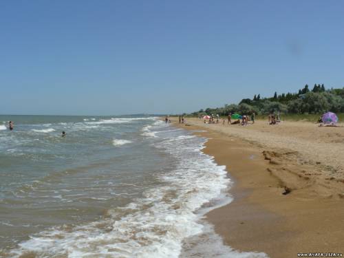 Пляж на Азовском море